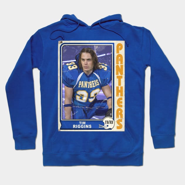 Tim Riggins Vintage Friday Night Lights Football Trading Card Hoodie by darklordpug